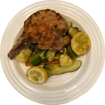 TASTY PORK WITH MIXED VEGETABLES